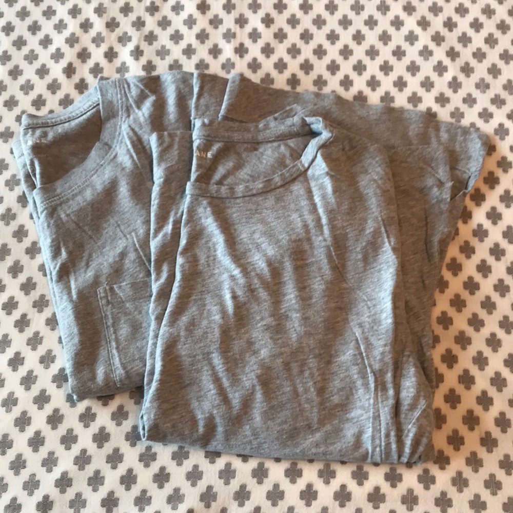 2 pack gray Everlane tees